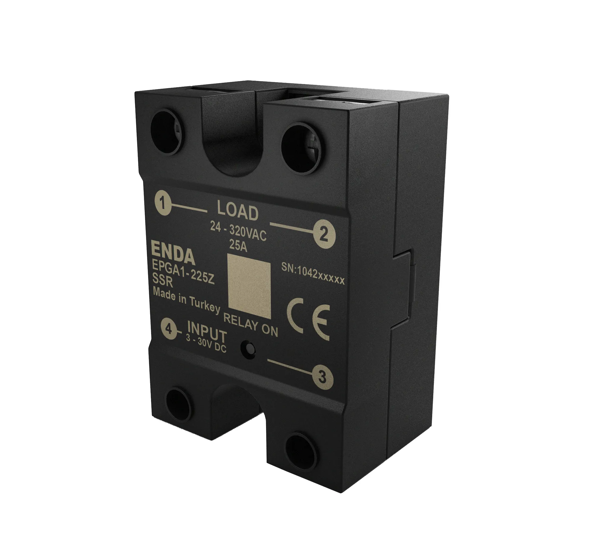 Tek Fazlı Katı Hal Rölesi (DC Girişli) - Enda EPGA1 Tek Fazlı Katı Hal Rölesi (DC Girişli) - Enda EPGA1