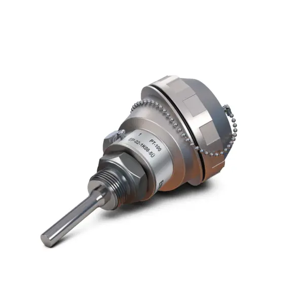 Dişli Tip PT-100 Sıcaklık Sensörü (1-2 Rakorlu) - Enda EP02-2K08