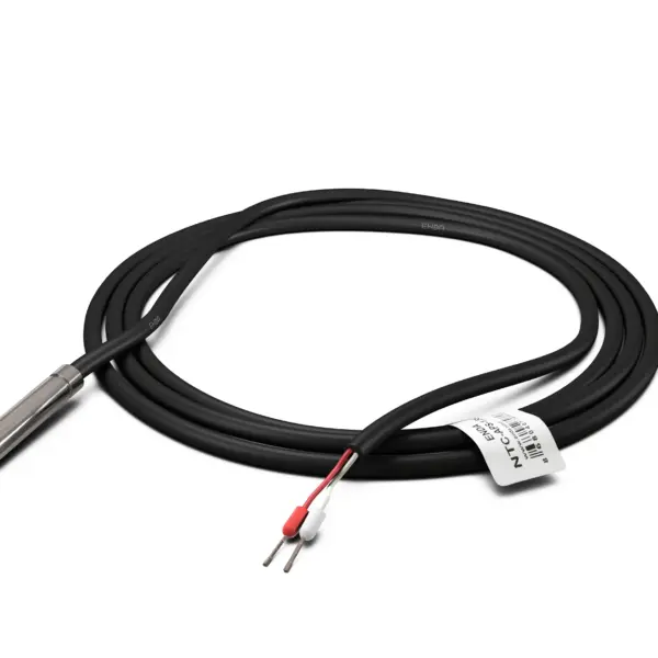 Paslanmaz Çelik NTC Sıcaklık Probu (Silikon Kablolu) - Enda NTC-APS-xxS