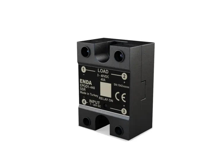 Sıfır Geçişli Panoya Montaj Monofaze DC-DC SSR Katı Hal Rölesi – Enda ESGD1